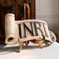 Carved Wood Religious INRI Scroll 18th Century