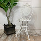 19th Century White Lions Paw Arras Orangery Chair