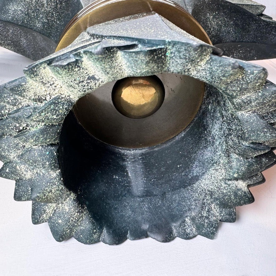 Mid-Century Mariner SA of Spain Leaf Uplighter