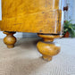 Biedermeier Scumble and Faux Burlwood Painted Chest of Drawers