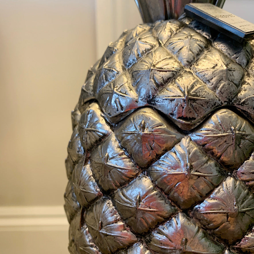 Rare Mauro Manetti Silver Pineapple Table Lamp 1960's