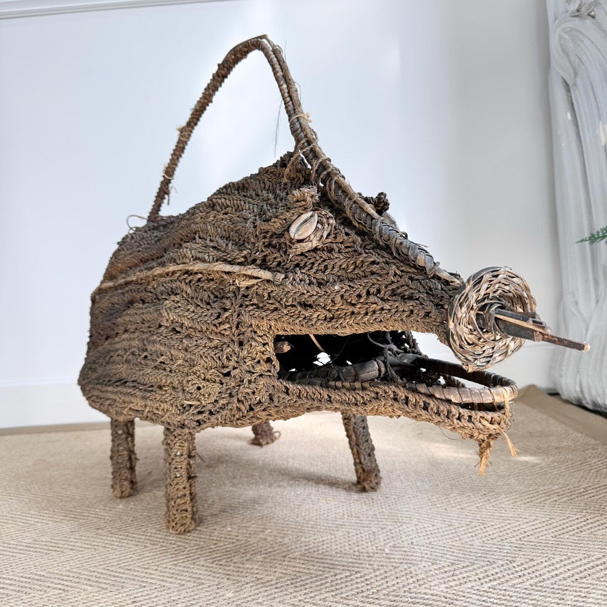 Woven Dream Spirit Wild Pig, Papua New Guinea