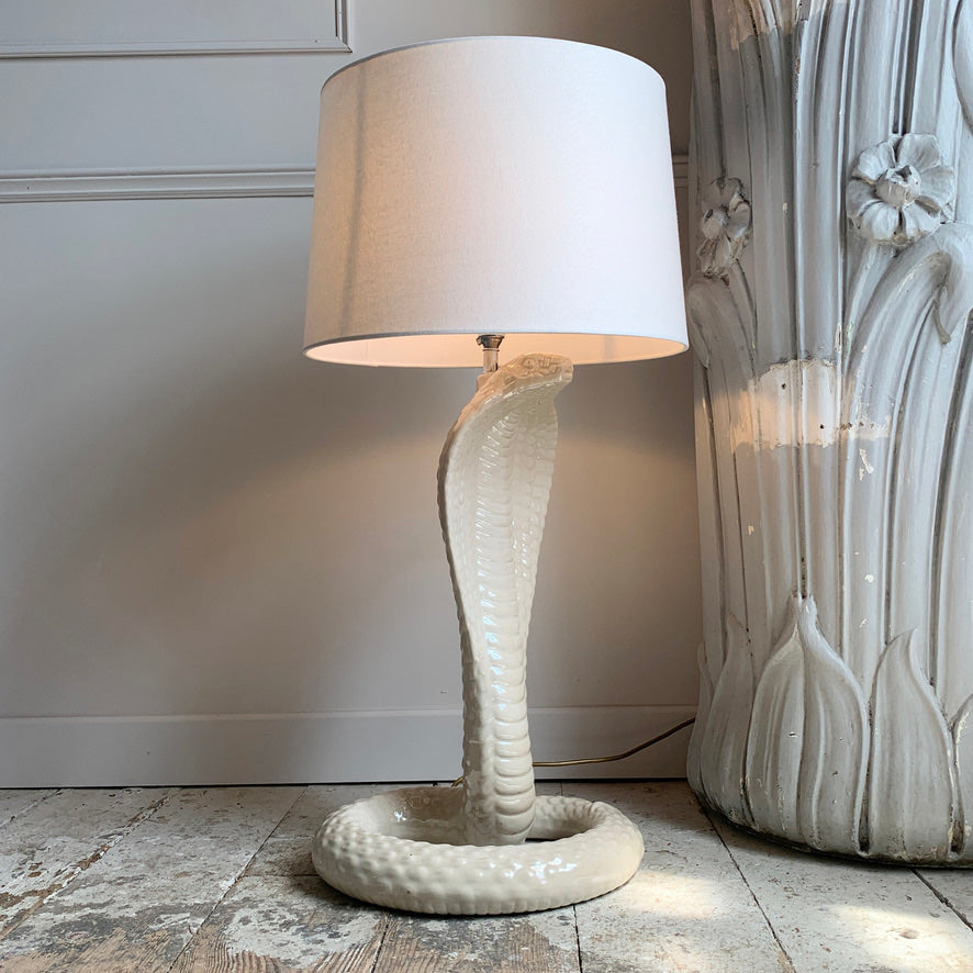 Tommaso Barbi White Cobra Lamp