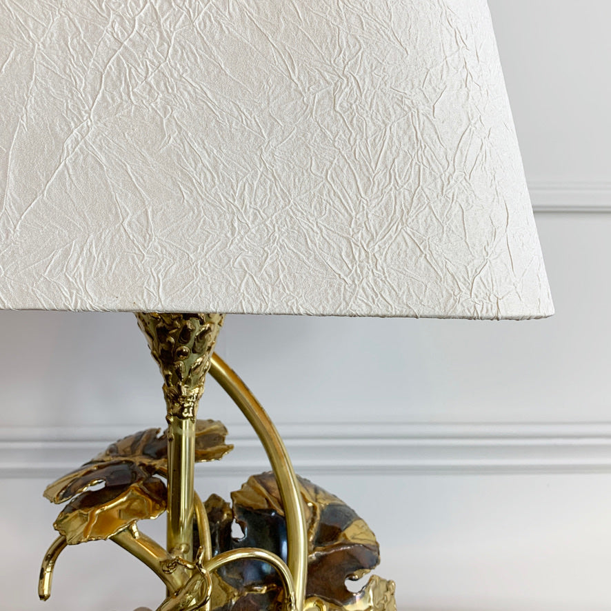 Isabelle Faure Rose Quartz Gold Table Lamp