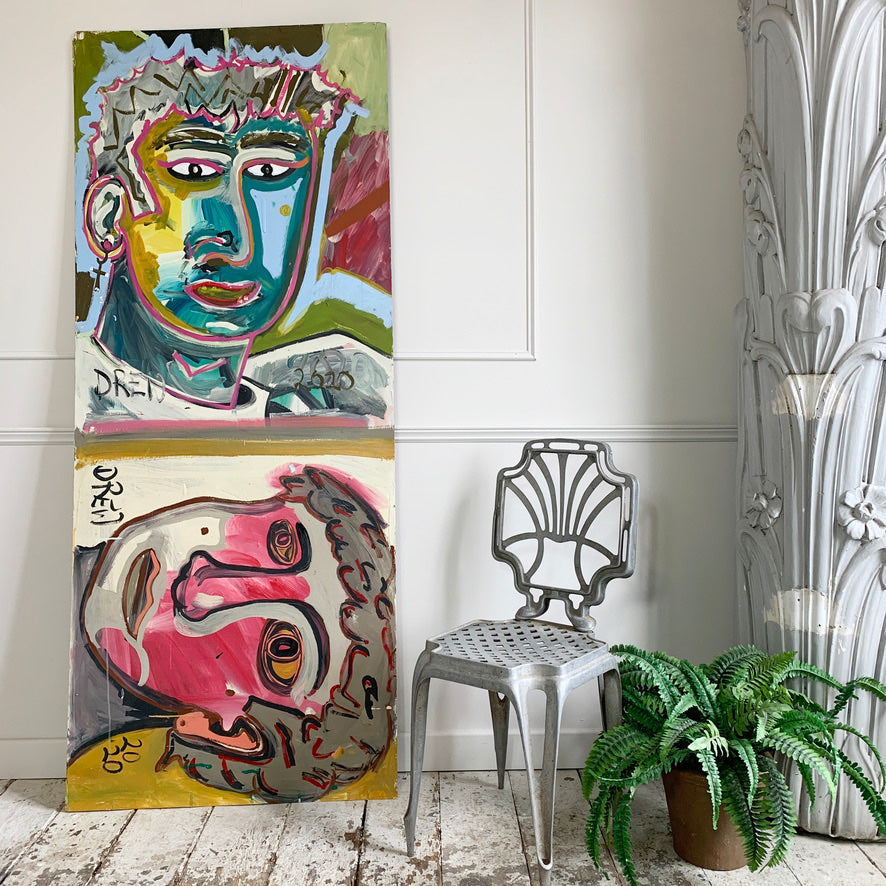 Faces In My Head - Outsider Artist Drew