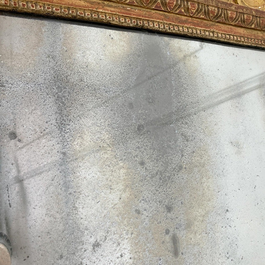 Superb Large 18th Century Louis XVI Gilt Wood Mirror