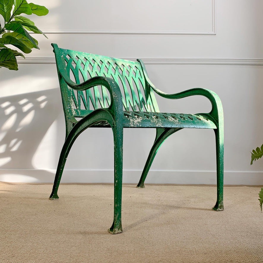 Mid Century Cast Aluminium Garden Chair