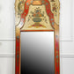 George I Style Large Red Chinoiserie Wall Mirror