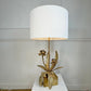 Bronze Flower Table Lamp attributed to Maison Jansen circa 1950