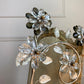 Monumental Gilt Iron and Murano Crystal Banci Firenze Wall Light