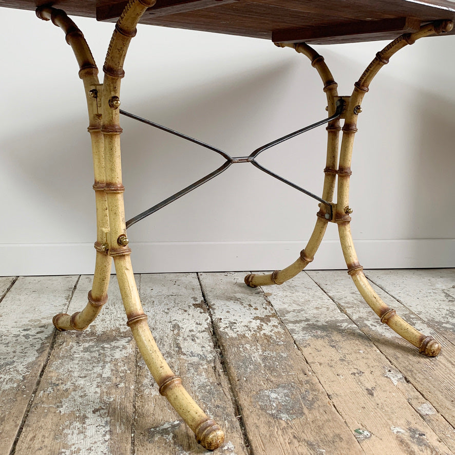 English Faux Bamboo Table 20th Century