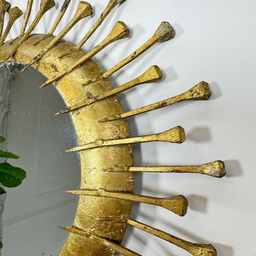 Vintage Spanish Sunburst Mirror
