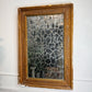 Silver Backed Crackle Foxed Giltwood Mirror 19th Century