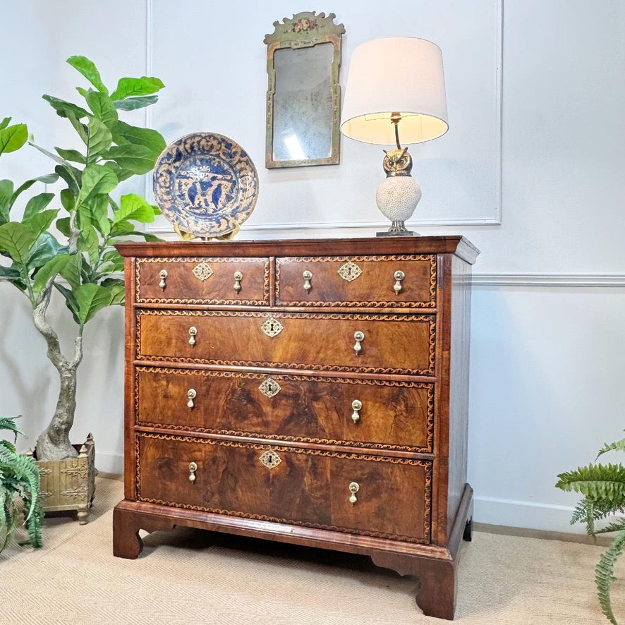 George II Parquetry Chest of Drawers Circa 1730