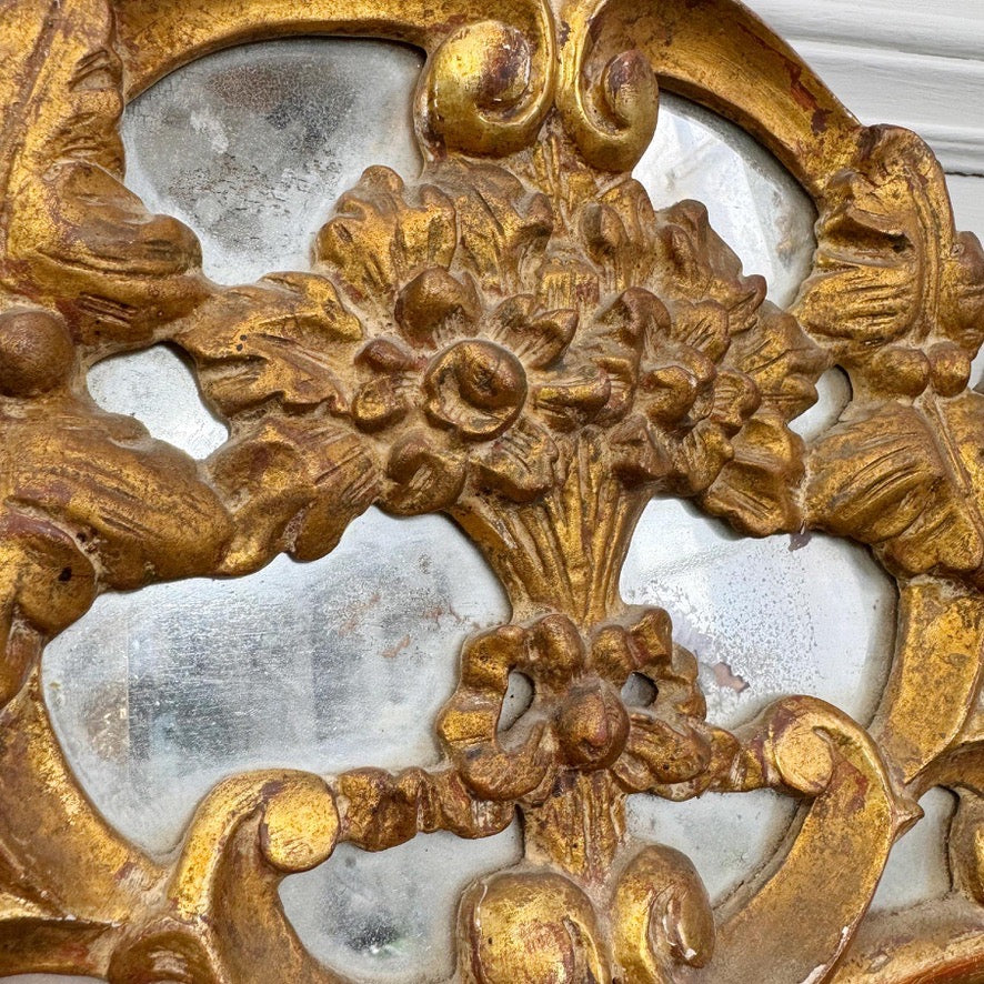 Antique Gilt Wood Mirror 18th Century Louis XV