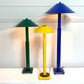 Set of 3 Kostka Lamps France  1970's / 80's