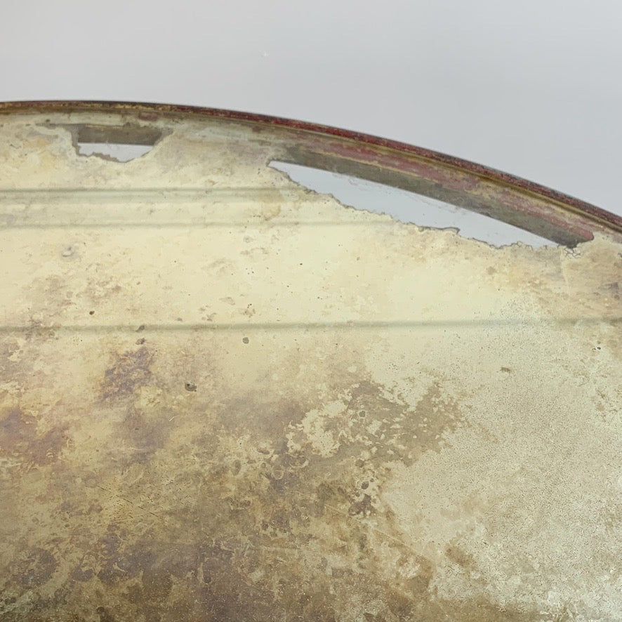 Wrought Iron Gilt Coffee Table by Rene Drouet 1940's