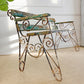 1950's Wrought Iron Slatted Garden Bench