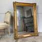 Late 18th Century Split Plate Antique French Gold Mirror
