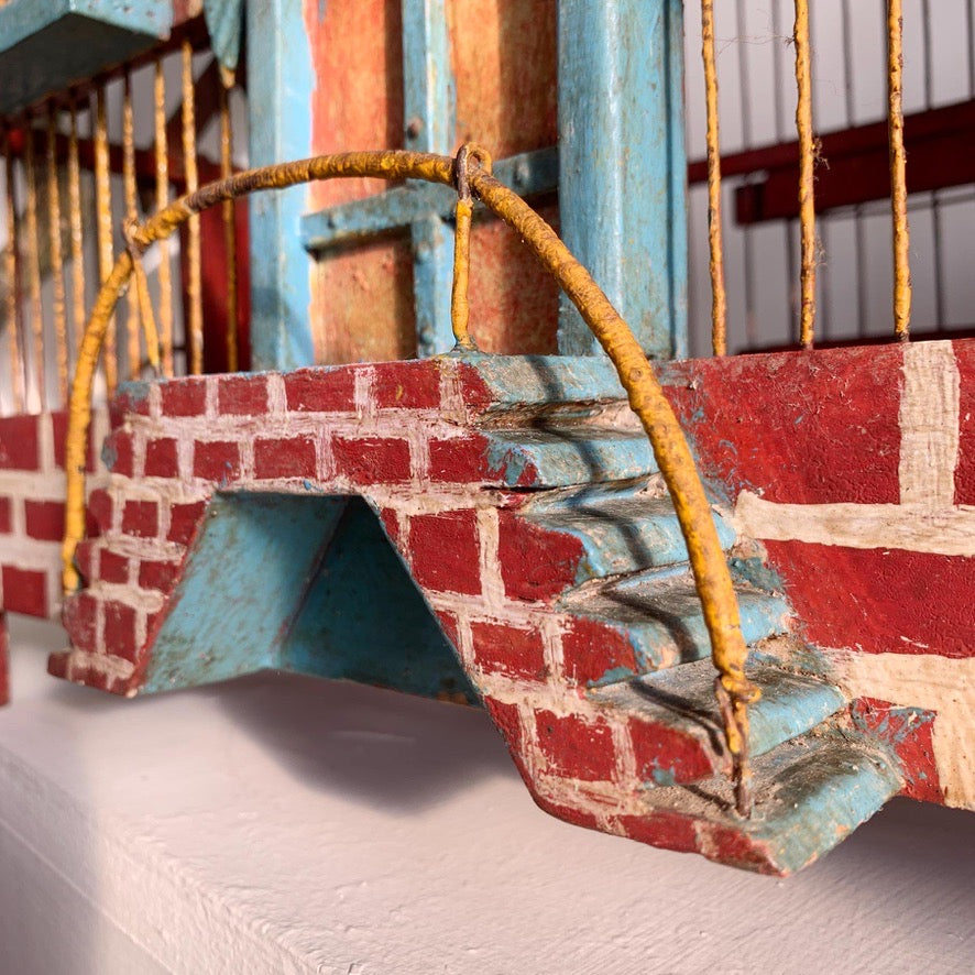 19th Century German Folk Art Bird Cage