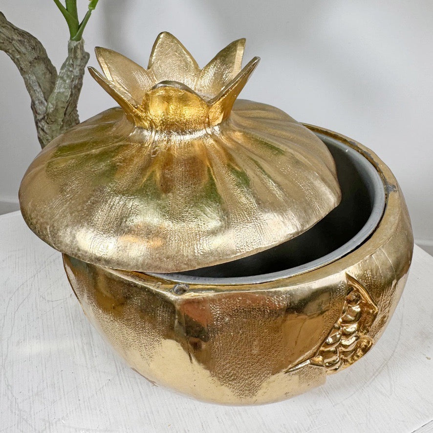 Mauro Manetti Gold Pomegranate Ice Bucket
