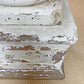 19th Century White Terracotta Tazza Urn on Plinth
