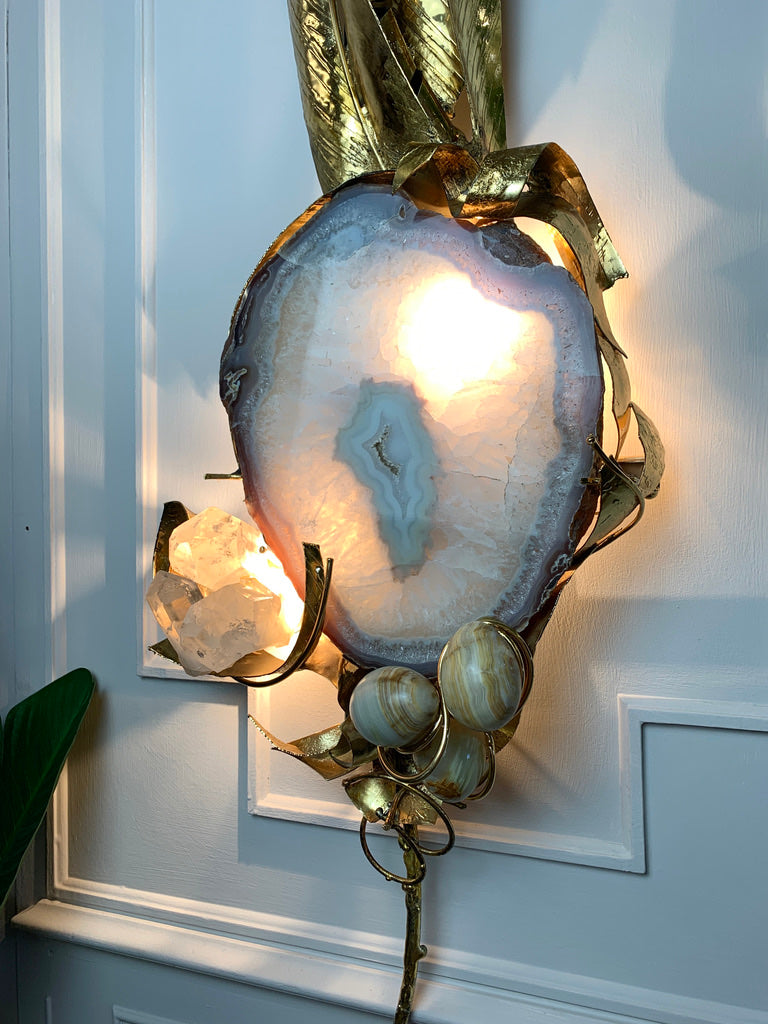 Marc d'Haenens Magnificent Signed Illuminated Wall Sculpture