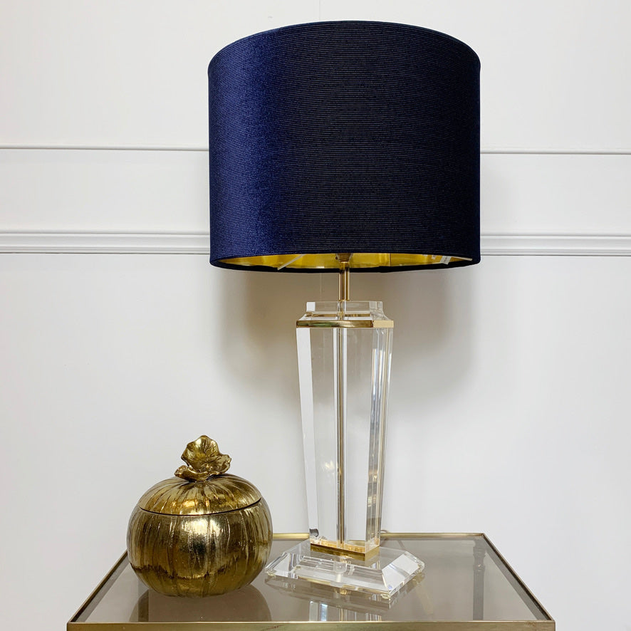 French Mid Century Lucite Table Lamp