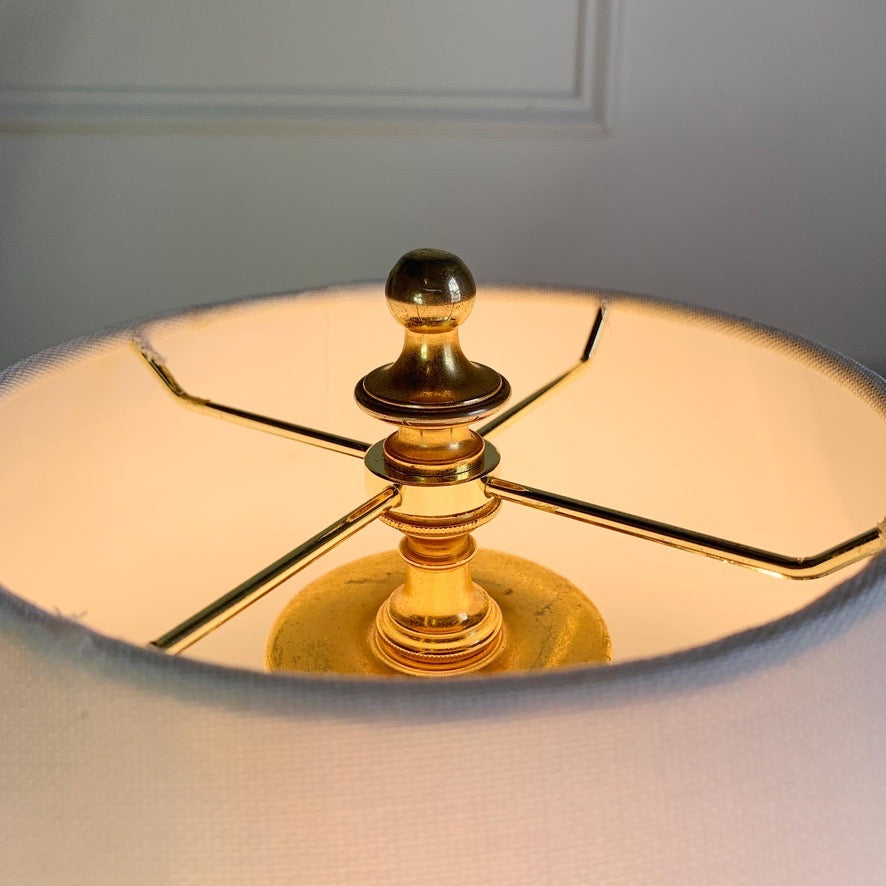 24k Gold Plated Cheval Table Lamp