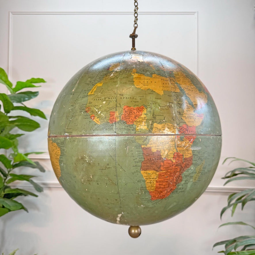 Large 1950's Philips' Hanging Globe