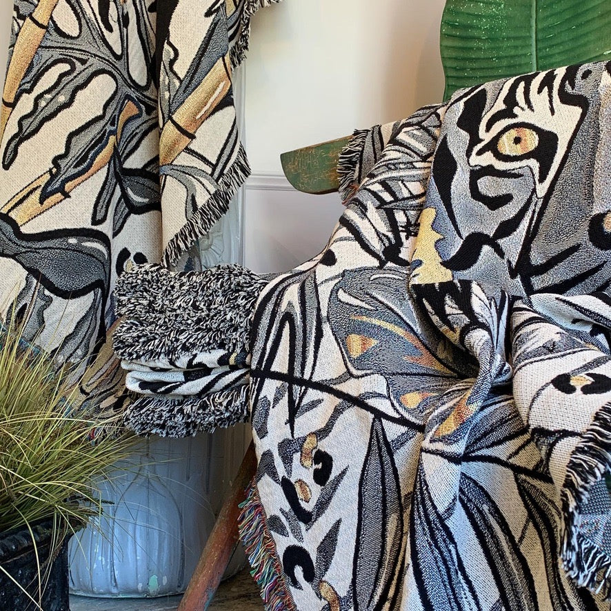 The Tropics Collection 'Tiger' Woven Throw
