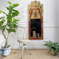 George I Style Large Red Chinoiserie Wall Mirror