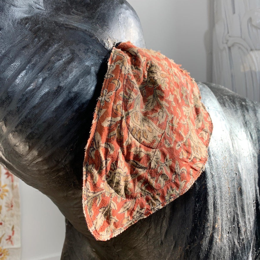 Huge 129 cm Tall Liberty of London Leather Elephant