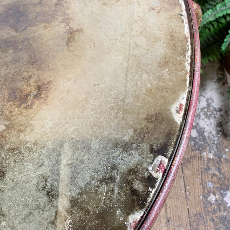 Wrought Iron Gilt Coffee Table by Rene Drouet 1940's