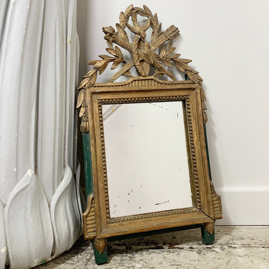 Early 19th Century Gold Mirror Petite Louis XVI Style