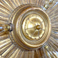 Carved Gilt Wood Church Sunburst Light Circa 1920