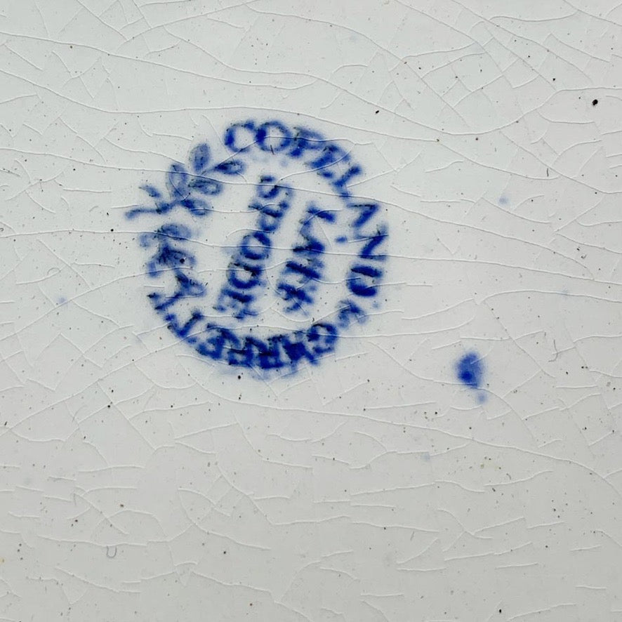 Copeland & Garrett Late Spode Blue and White Filigree Pattern Platter