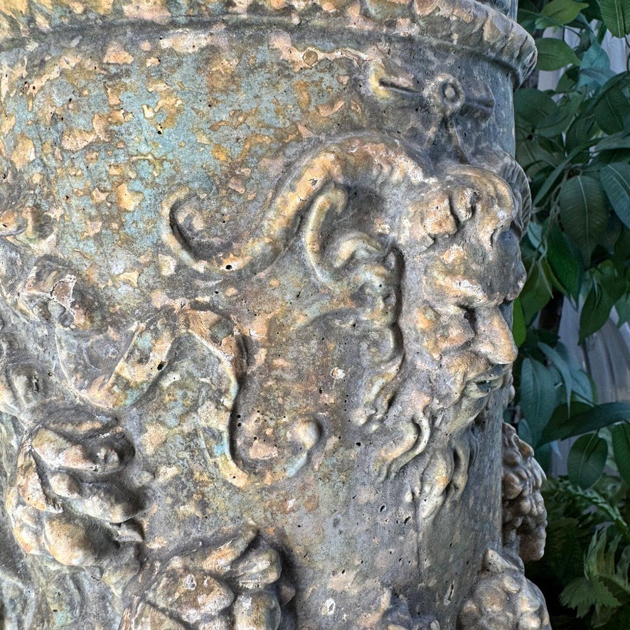 19th Century Satyr and Laurel Decorative Sundial Column
