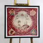 King Edward VII Coronation June 1902 Framed Red Scarf
