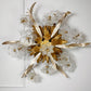 Banci Firenze Murano Glass Flush Light 1950's Italy