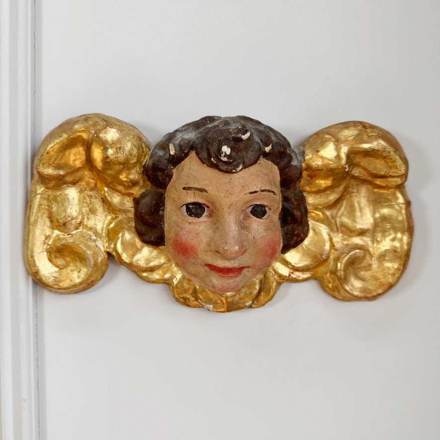 18th Century Giltwood Putti / Cherub