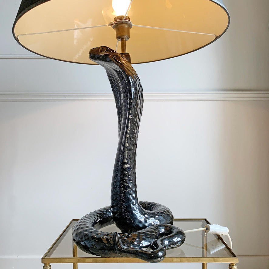 Tommaso Barbi Black Cobra Lamp