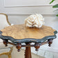 Antique Swedish Gypsy Table With Walnut Veneer