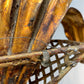 Pair of Italian Gilt Tole Palm Leaf and Coronet Wall Lights