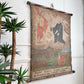 17th Century Wall Hanging oil on canvas of St Leonard of Noblac