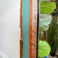 Antique Turquoise Painted Venetian Mirror