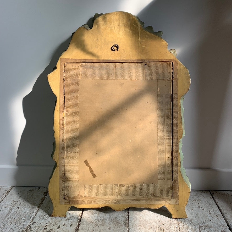 Late 19th Century Italian Carved Mirror