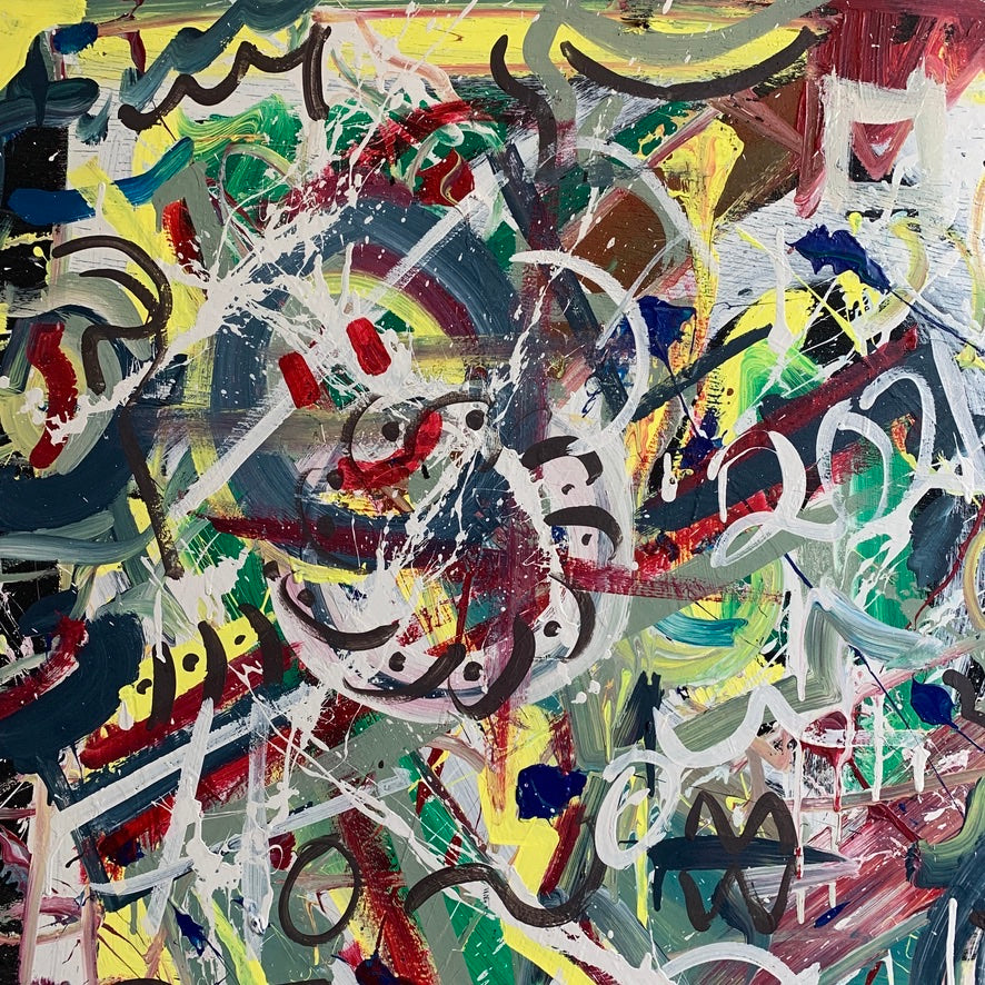 'Smile Through The Chaos' - Outsider Artist Drew
