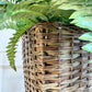 Very Large Hand Woven Willow Plant Stand 1970's England