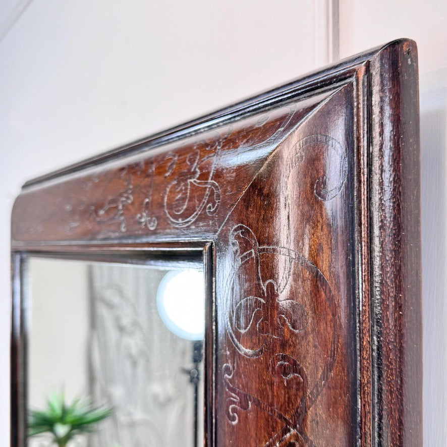 Antique Marquetry Mirror in the William and Mary style 18th Century